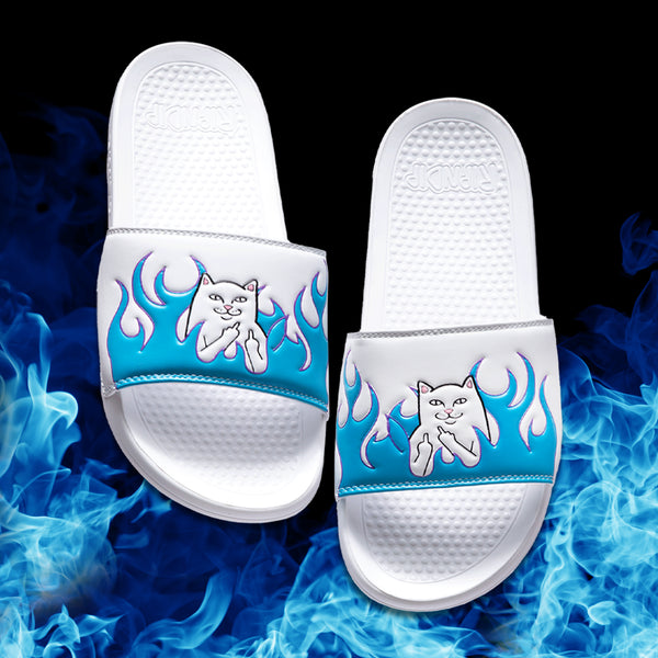 Ripndip Welcome To Heck Slides (White)