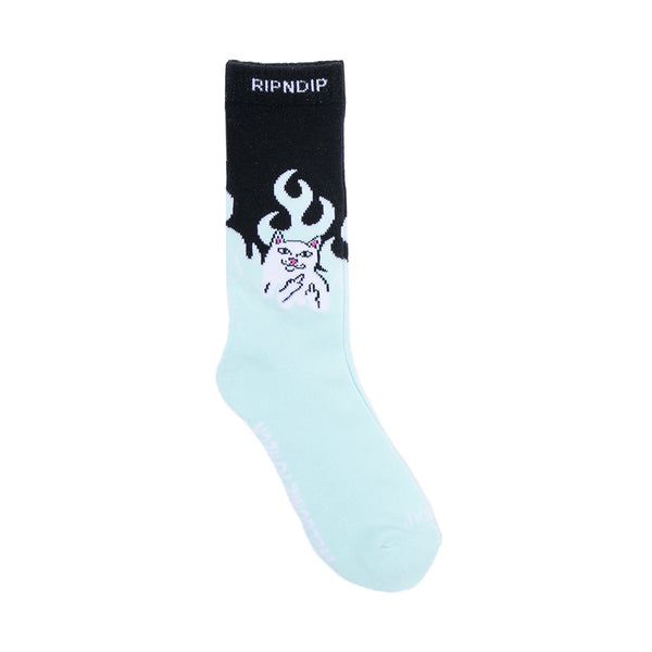 Ripndip Welcome To Heck Socks (Black/Blue)
