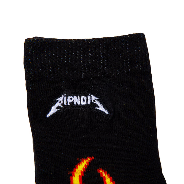 Ripndip Welcome To Heck Socks (Black / Yellow)