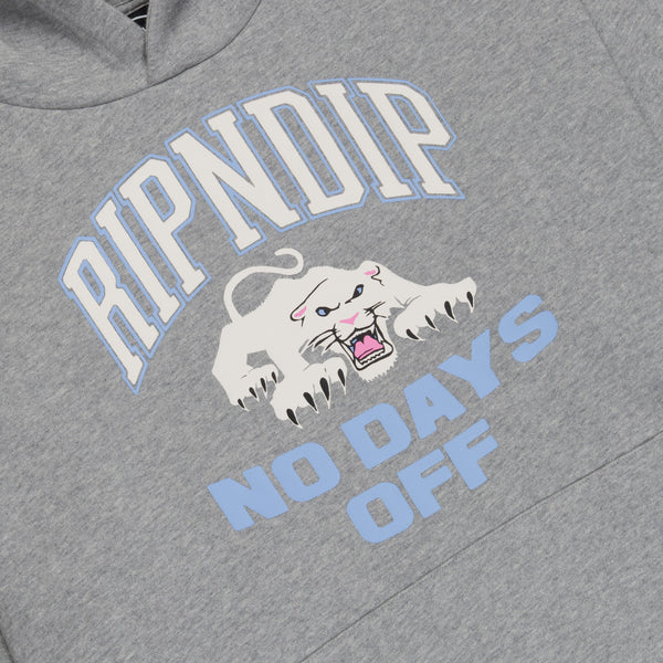 Ripndip White Panther Hoodie (Heather Grey)
