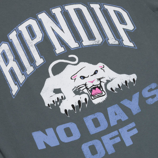 Ripndip White Panther Tee (Charcoal)