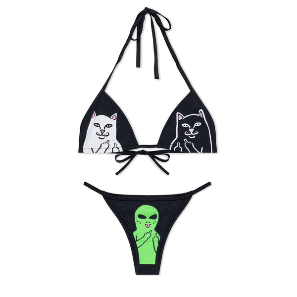 ripndip Whole Gang 2pc Bikini Set (Black)