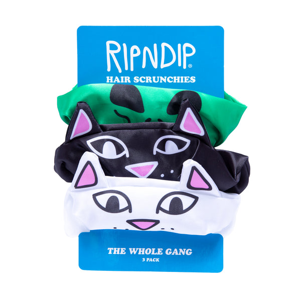 ripndip Whole Gang Hair Scunchies (3 pack)