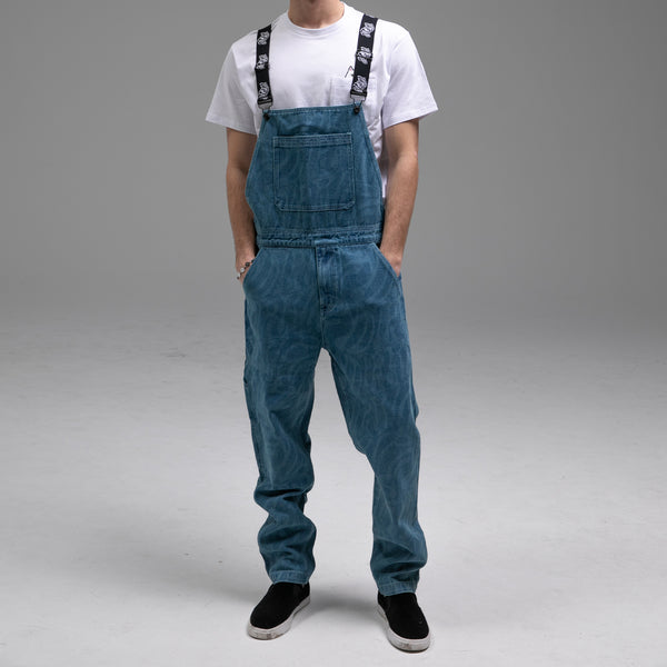 Ripndip Wilshire Denim Overalls (Medium Wash)