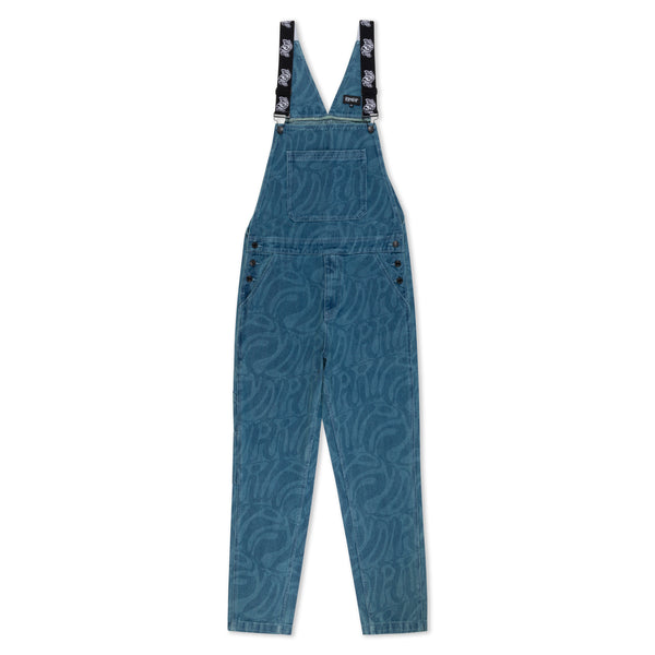 ripndip Wilshire Denim Overalls (Medium Wash)