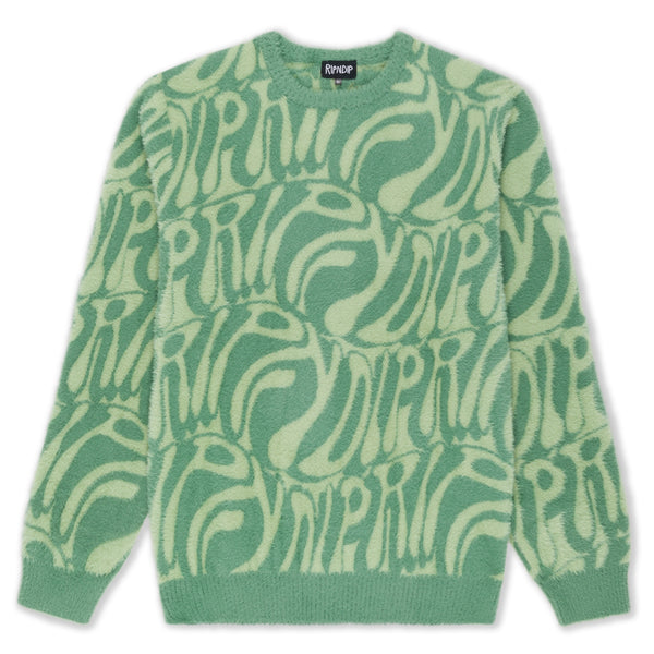 ripndip Wilshire Knit Mohair Sweater (Pine)