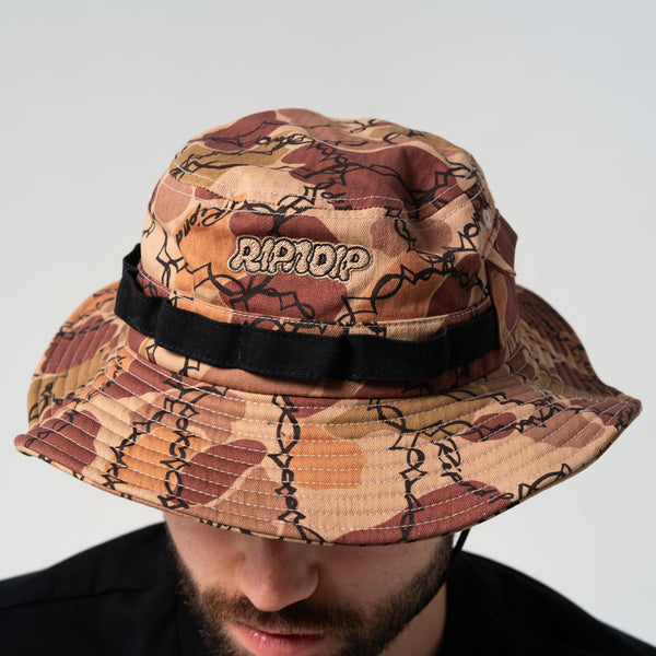 Ripndip Wired Boonie Hat (Tan Camo)