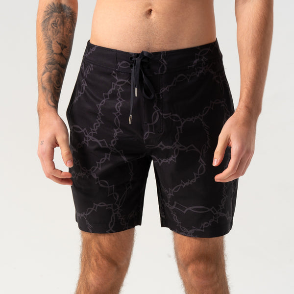 Ripndip Wired Swim Shorts (Black)