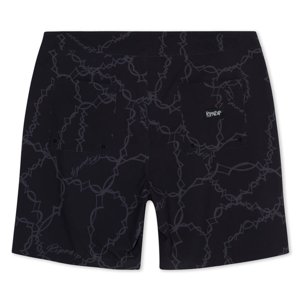 Ripndip Wired Swim Shorts (Black)