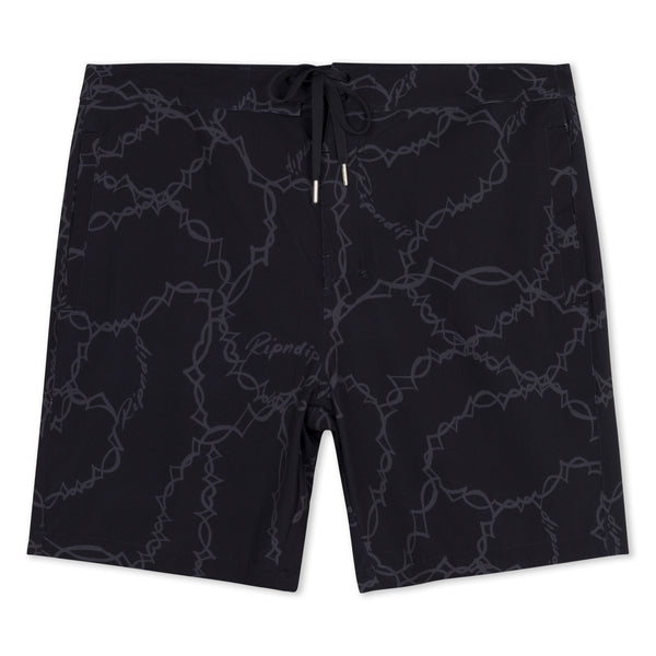ripndip Wired Swim Shorts (Black)