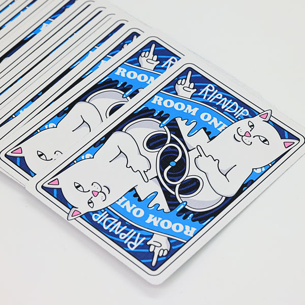 Ripndip Room One X RIPNDIP Playing Cards (Blue Lord Nermal)