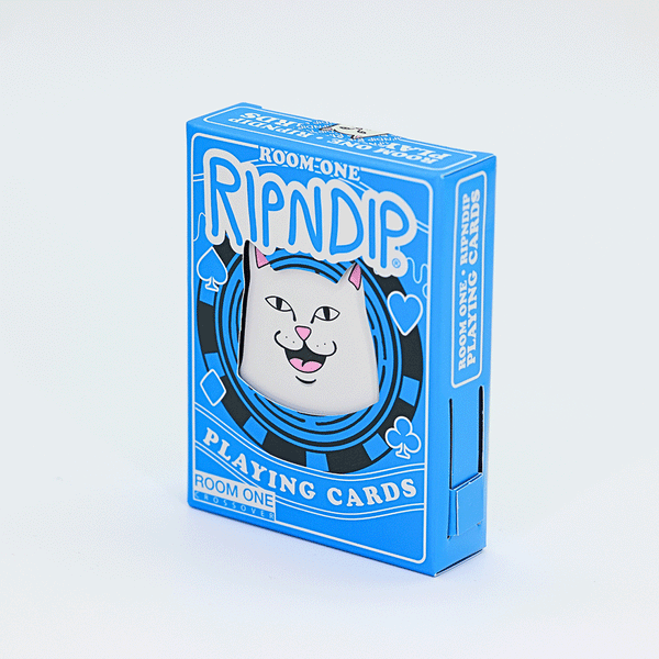 ripndip Room One x RIPNDIP Playing Cards (Blue Lord Nermal)