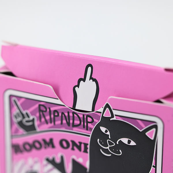 Ripndip Room One X RIPNDIP Playing Cards (Pink Jermal)
