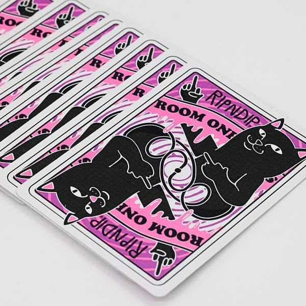 Ripndip Room One X RIPNDIP Playing Cards (Pink Jermal)