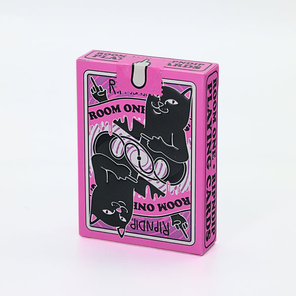 Ripndip Room One X RIPNDIP Playing Cards (Pink Jermal)