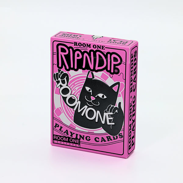 ripndip Room One X RIPNDIP Playing Cards (Pink Jermal)