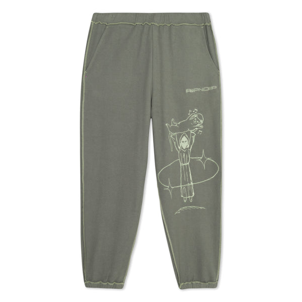 ripndip Saturn Reverse Stitch Sweatpants (Steel Grey)