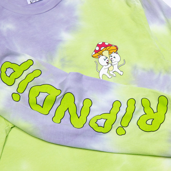 Ripndip Sharing Is Caring Long Sleeve (Neon/Lavender Dye)