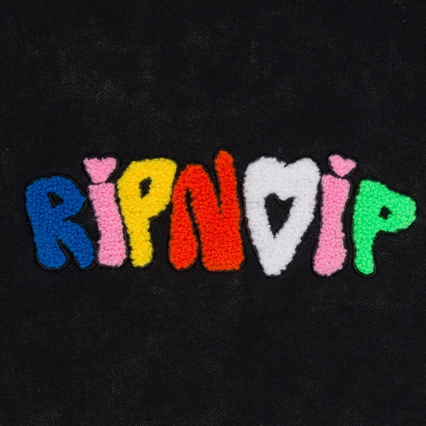 Ripndip Taste The Rainbow Hoodie (Black Mineral Wash)