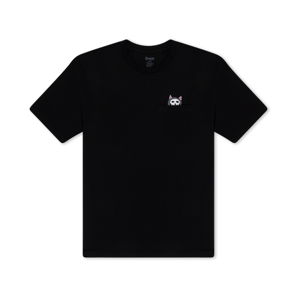 Ripndip Trick Or Treat Lord Nermal Pocket Tee (Black)