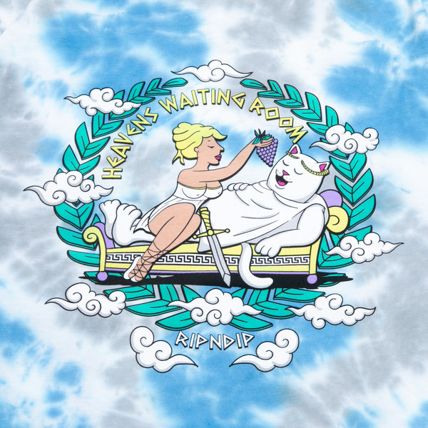 Ripndip Waiting In Heaven Long Sleeve (Light Blue Cloud Wash)