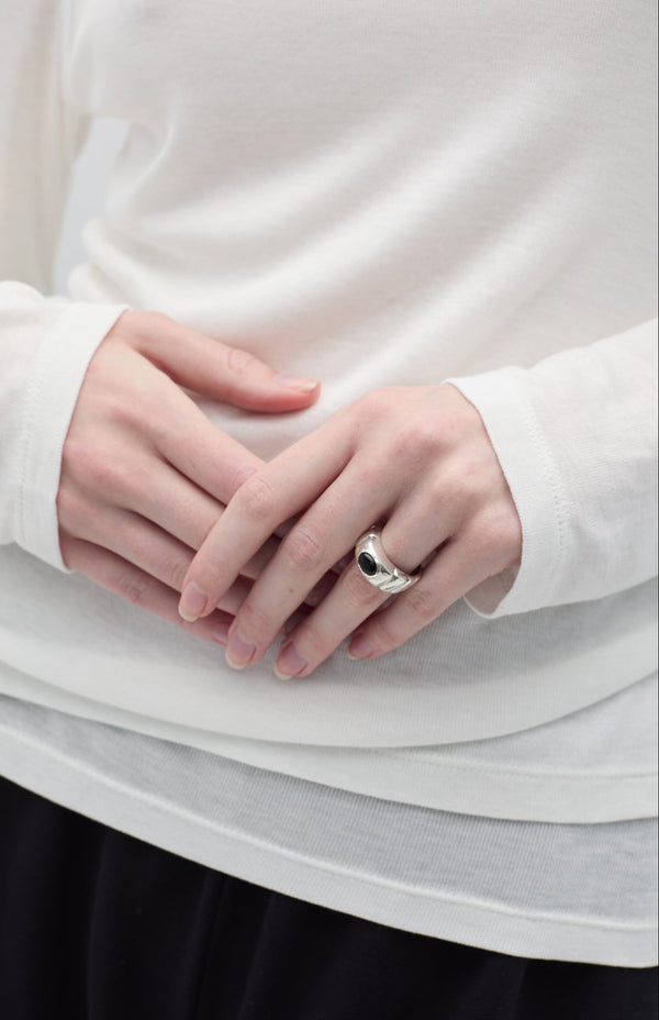 Rita Row 'Halo' Sterling Silver Ring - Leily Khabiri Jewellery