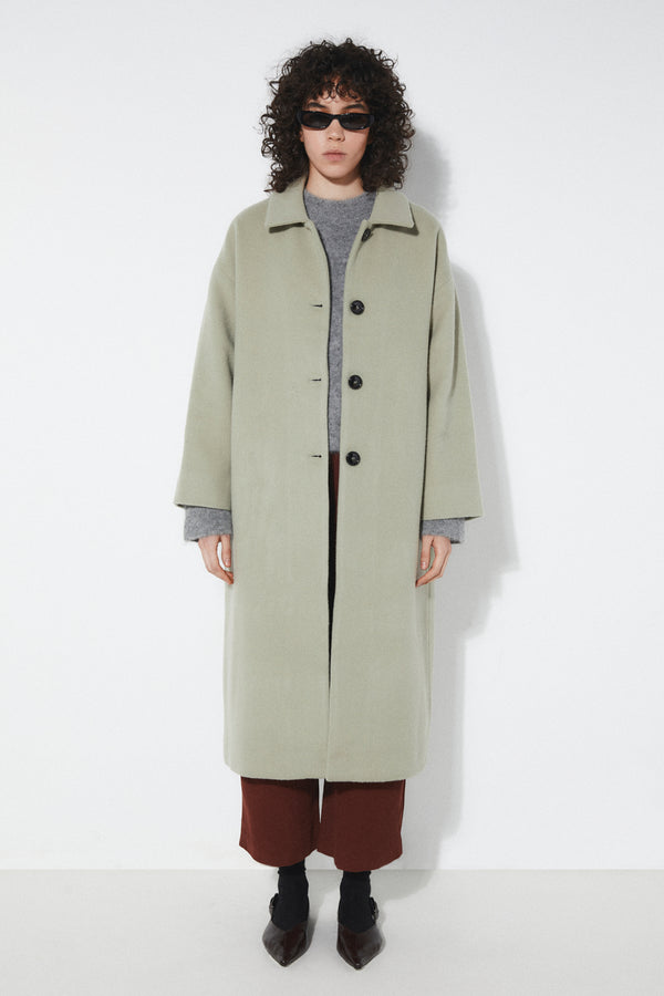 Rita Row Aline Coat - Dirty Green