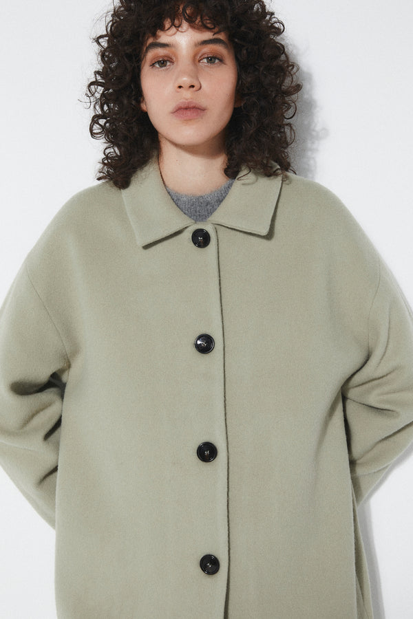 Rita Row Aline Coat - Dirty Green