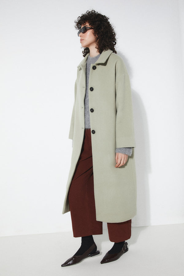 Rita Row Aline Coat - Dirty Green