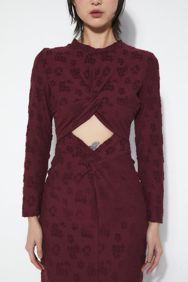 Rita Row Barbara Dress - Burgundy