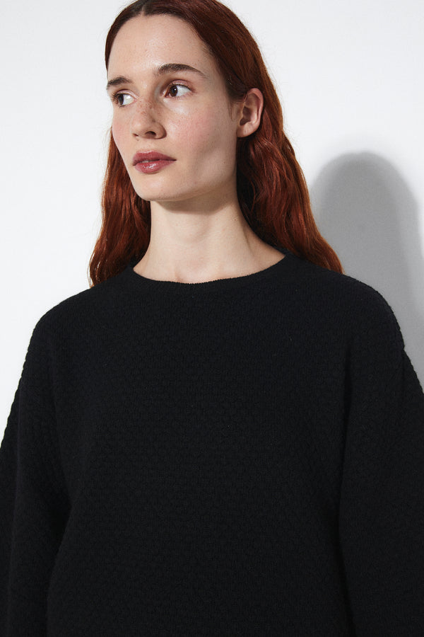 Rita Row Bell Sweater - Black