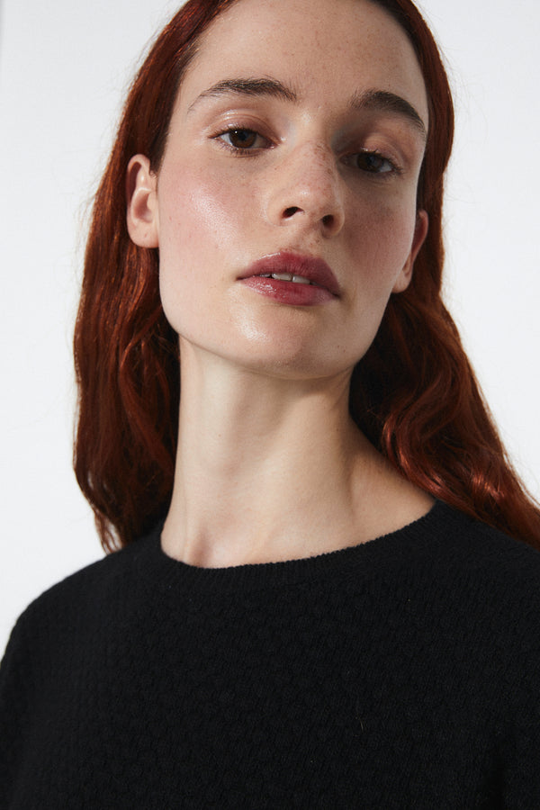 Rita Row Bell Sweater - Black