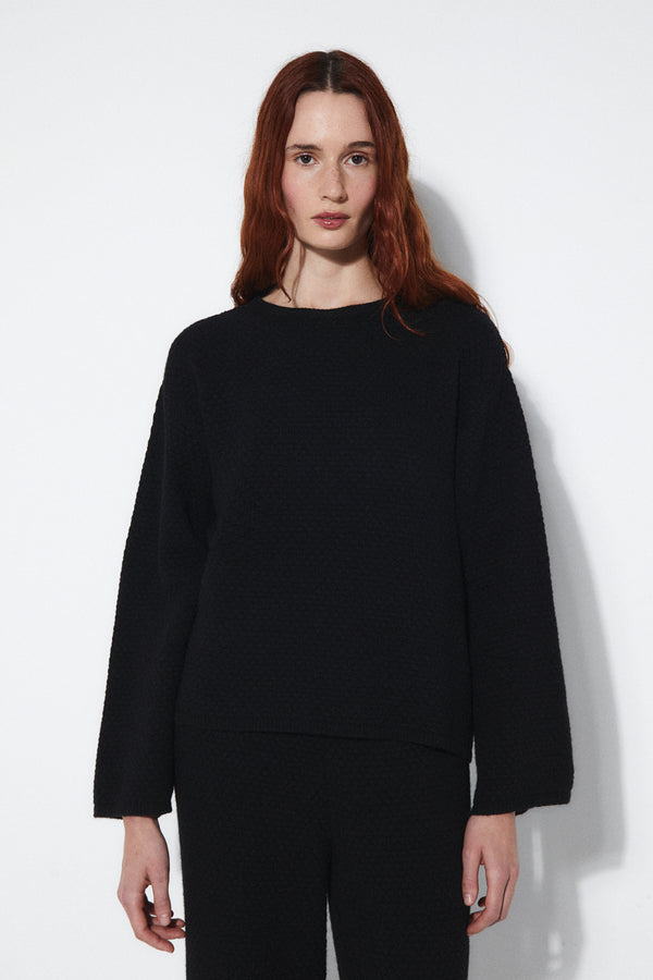 rita row Bell Sweater - Black