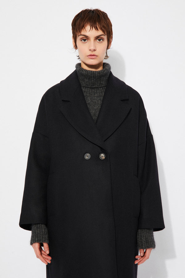Rita Row Cedar Coat - Black