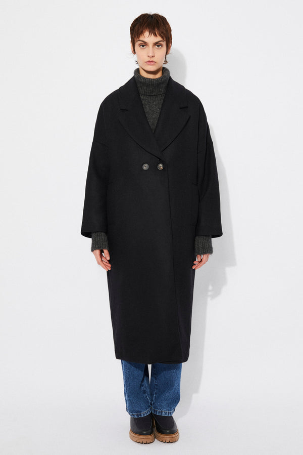 Rita Row Cedar Coat - Black