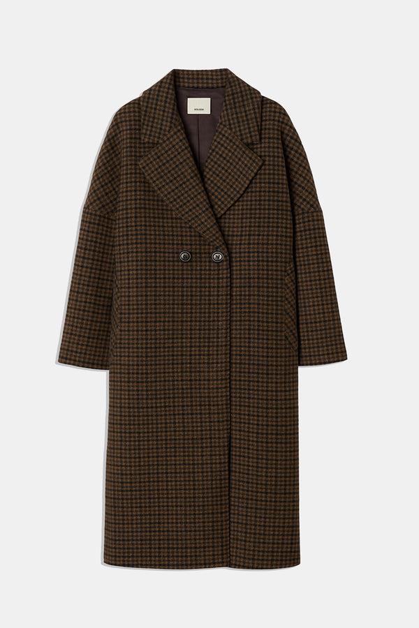 rita row Cedar Coat Checkered