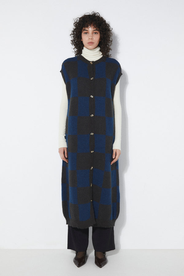 rita row Elaine Vest - Checkered