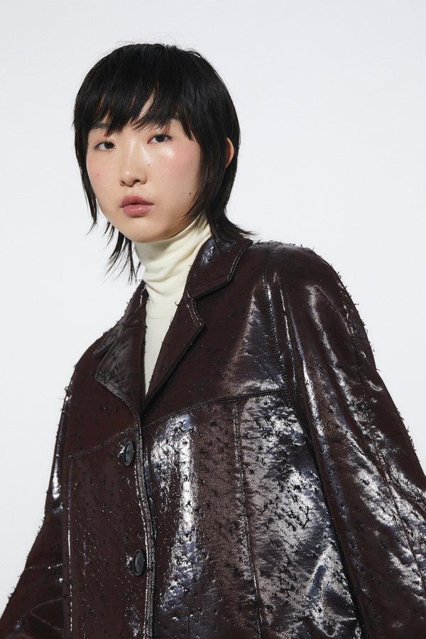 Rita Row Fern Jacket - Burgundy