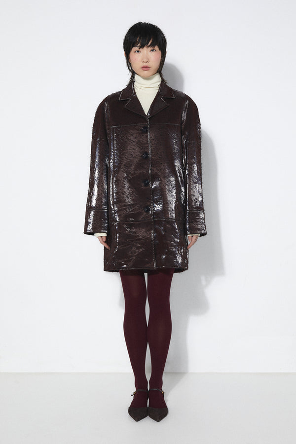 rita row Fern Jacket - Burgundy