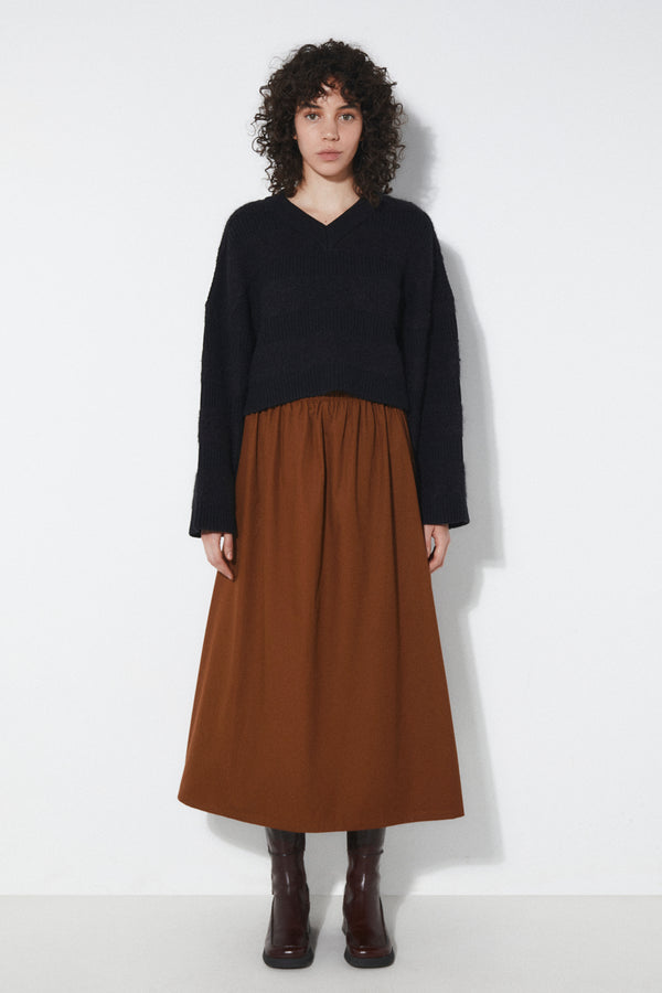 rita row Fisher Skirt - Tobacco
