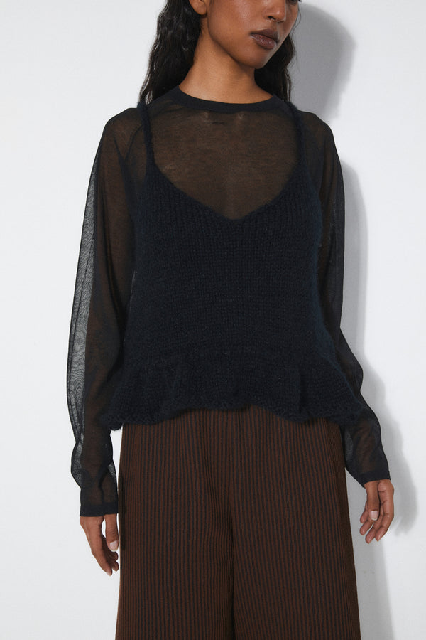 Rita Row Frau Top - Black