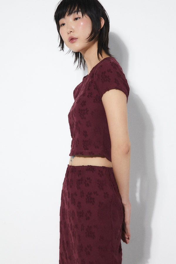 Rita Row Gloria T-Shirt - Burgundy