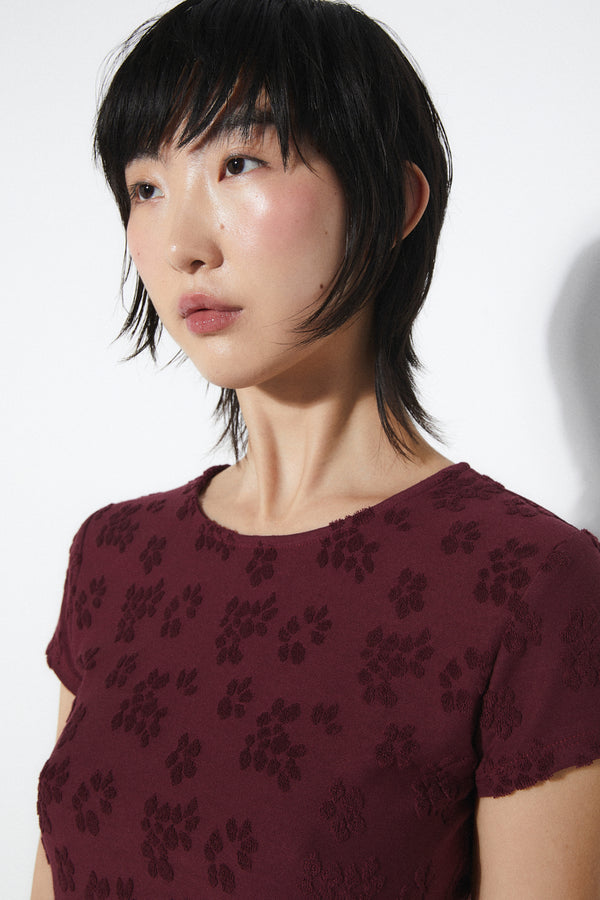 rita row Gloria T-Shirt - Burgundy