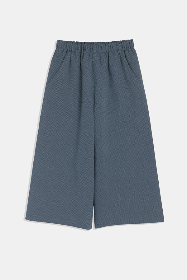 Rita Row Lobe Pants - Blue Checkered