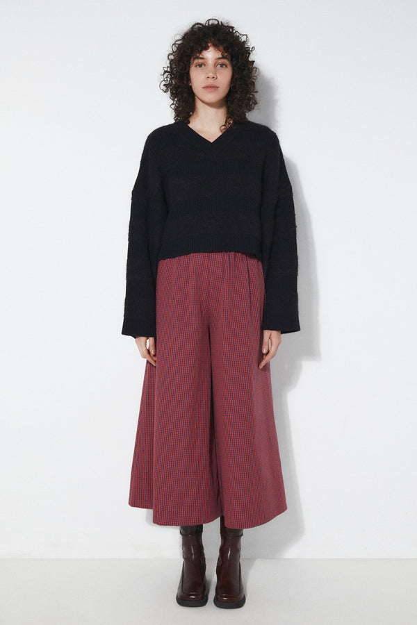 rita row Lobe Pants - Checkered