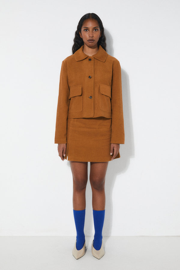 rita row Serge Jacket - Ocher