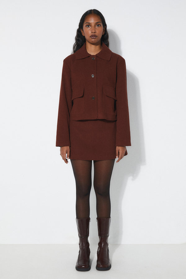 rita row Serge Jacket - Rust