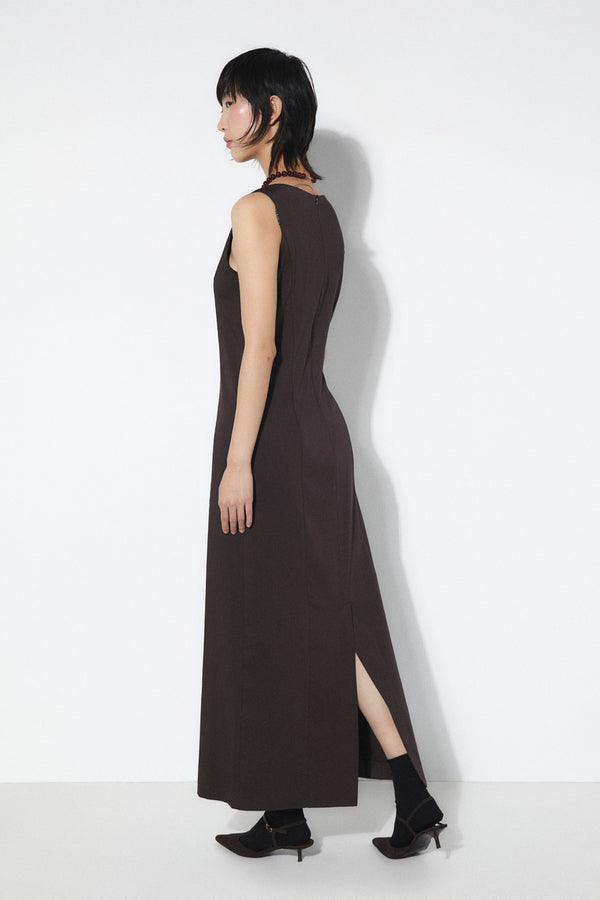 Rita Row Zero Dress - Brown