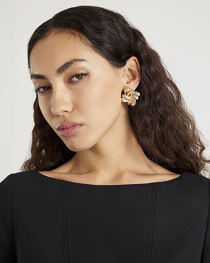 River Island Black Long Sleeve Boat Neck Belted Midi Dress