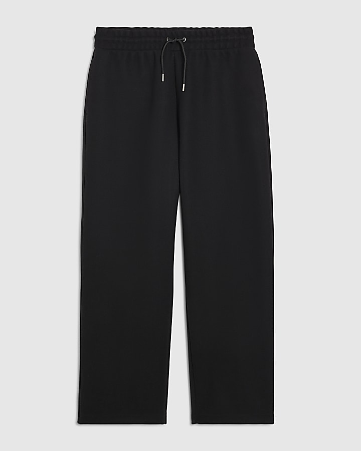 river island Black Sanctuaire Club Wide Fit Joggers